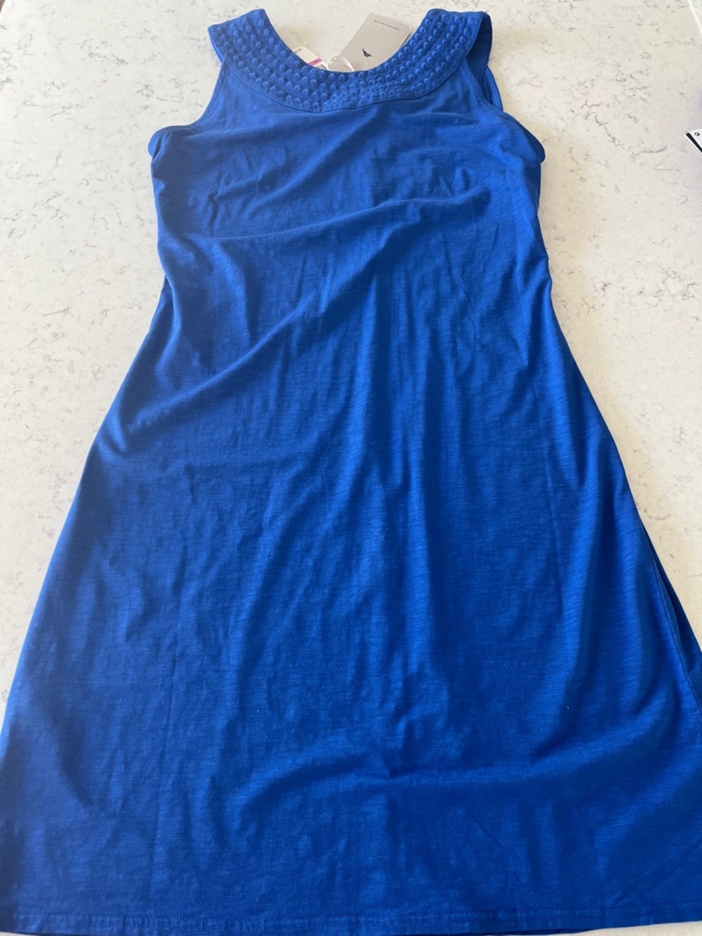 NWT Tommy Bahama Pearl Embro Shift Dress Old Royal - XXS